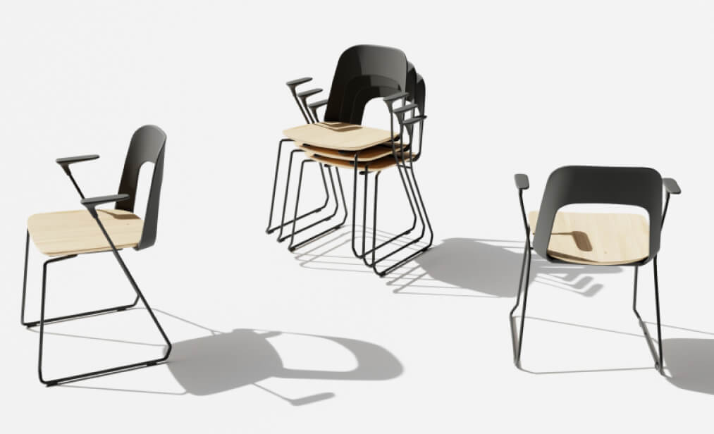 Feta Minimalist Multi-purpose Chair 